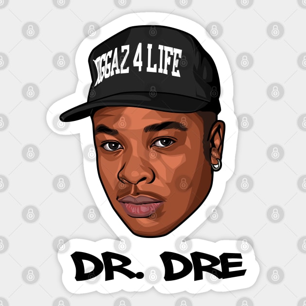 DR. DRE Sticker by origin illustrations